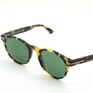 TOM FORD Palmer TF522 TF 522 56N Tortoise w/ Green Sunglasses 51-21-145